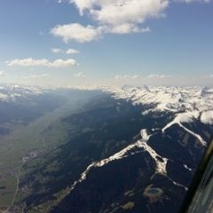 Flugwegposition um 13:03:54: Aufgenommen in der Nähe von Gemeinde Zell am See, 5700, Österreich in 2657 Meter